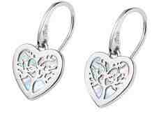 Lotus Silver Moderní stříbrné náušnice s perletí Strom života LP1820-4/2 + 2 měsíce na vrácení zboží