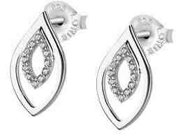 Lotus Silver Třpytivé stříbrné náušnice s čirými zirkony LP1836-4/1 + 2 měsíce na vrácení zboží