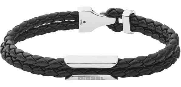 Diesel Módní pánský kožený náramek DX1247040 + 2 měsíce na vrácení zboží