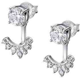 Lotus Silver Nadčasové stříbrné náušnice s čirými zirkony 2v1 LP1987-4/1 + 2 měsíce na vrácení zboží