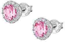 Lotus Silver Okouzlující stříbrné náušnice s čirými a růžovými krystaly Swarovski LP2008-4/2 + 2 měsíce na vrácení zboží