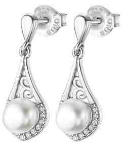 Lotus Silver Elegantní stříbrné náušnice se syntetickou perlou LP3015-4/1 + 2 měsíce na vrácení zboží