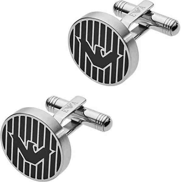 Emporio Armani Módní manžetové knoflíčky EGS2726040 + 2 měsíce na vrácení zboží