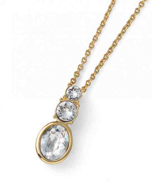 Oliver Weber Pozlacený náhrdelník s krystaly Swarovski Company 12146G + 2 měsíce na vrácení zboží