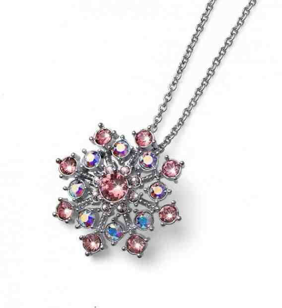 Oliver Weber Zimní náhrdelník s krystaly Swarovski Freeze 12147 + 2 měsíce na vrácení zboží