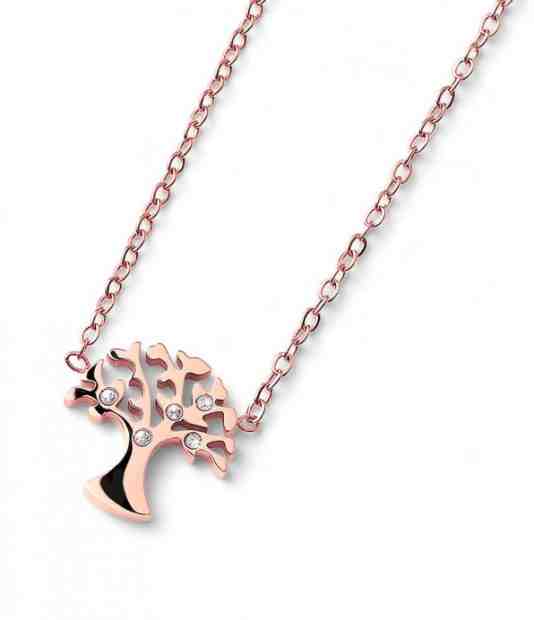 Oliver Weber Bronzový náhrdelník Strom života Flourish 12153RG + 2 měsíce na vrácení zboží