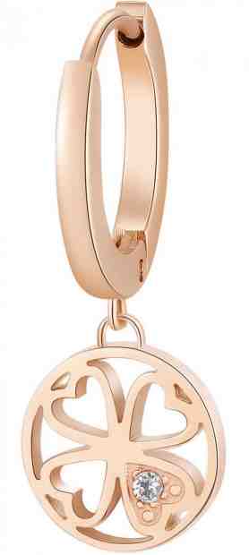 Brosway Bronzová single náušnice Čtyřlístek Chakra BHKE003 + 2 měsíce na vrácení zboží