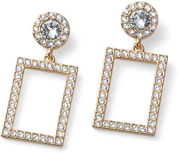Oliver Weber Elegantní pozlacené náušnice s krystaly Swarovski Picture 22910G + 2 měsíce na vrácení zboží