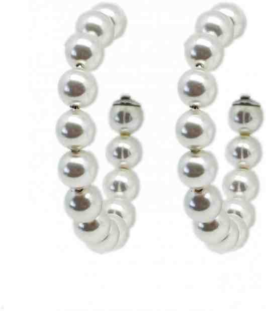 Oliver Weber Elegantní náušnice kruhy z perel Pearl Hoop 22921 + 2 měsíce na vrácení zboží