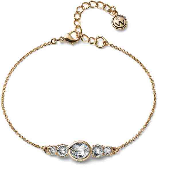 Oliver Weber Pozlacený náramek s krystaly Swarovski Company 32281G + 2 měsíce na vrácení zboží