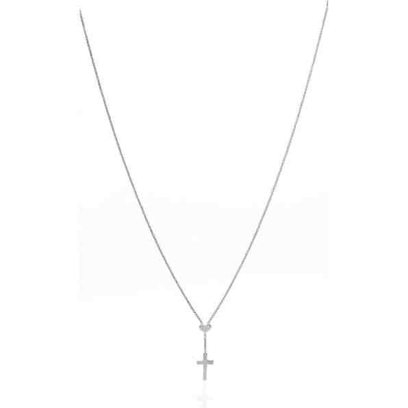 Amen Originální stříbrný náhrdelník Croce CLCHB + 2 měsíce na vrácení zboží