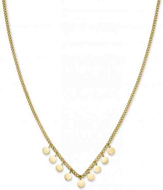 Rosefield Pozlacený ocelový náhrdelník s penízky Toccombo JTNMG-J444 + 2 měsíce na vrácení zboží