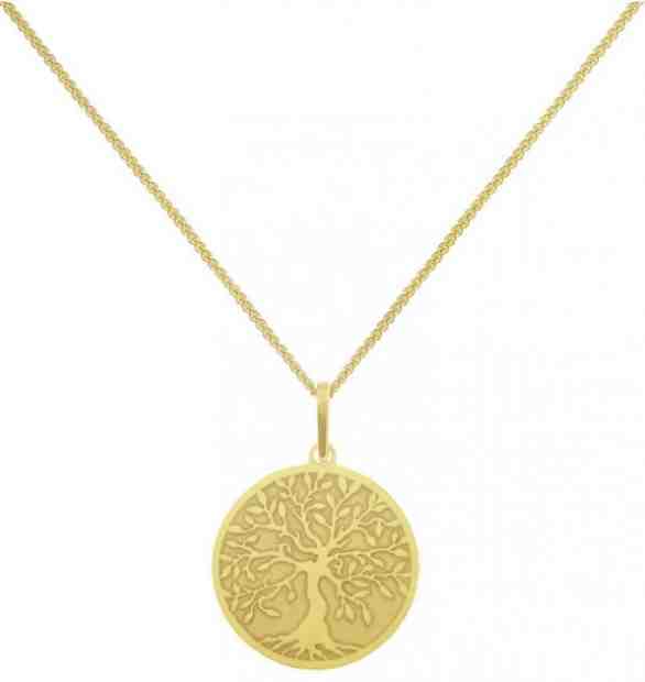 Praqia Pozlacený náhrdelník Strom Života KO6248_CU040_45_A (řetízek, přívěsek) + 2 měsíce na vrácení zboží