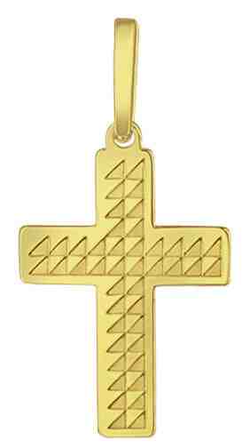 Praqia Zlatý přívěsek Křížek PA6254 + 2 měsíce na vrácení zboží
