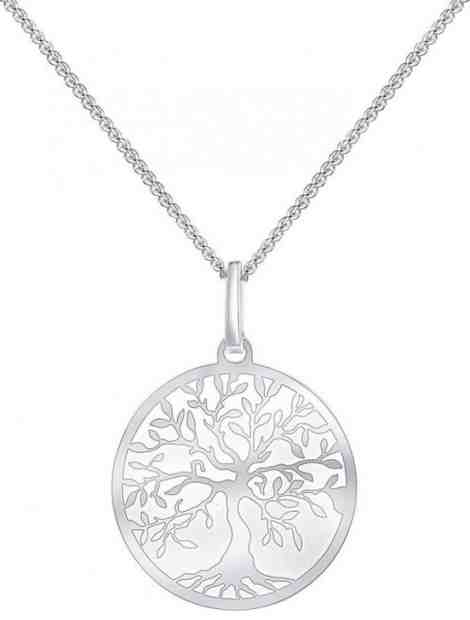 Praqia Stříbrný náhrdelník Strom života KO6006_CU040_45_A_RH (řetízek, přívěsek) + 2 měsíce na vrácení zboží