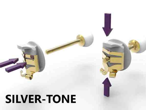 JK Box Ocelové uzávěry na náušnice STC-5000/AG + 2 měsíce na vrácení zboží
