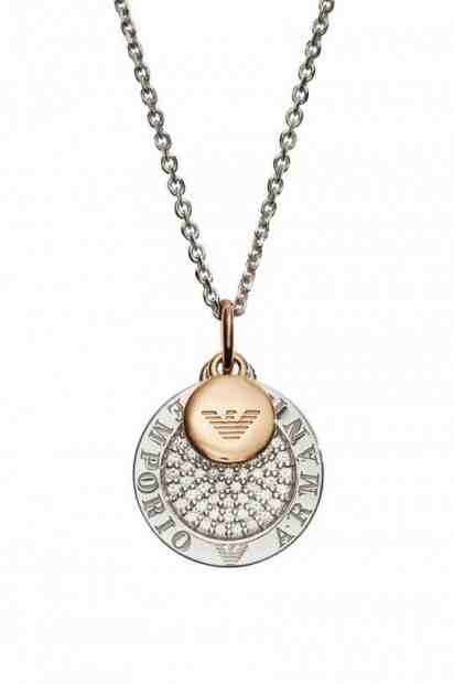 Emporio Armani Elegantní bicolor náhrdelník EG3374040 + 2 měsíce na vrácení zboží