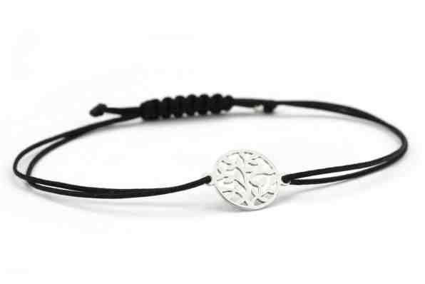 JVD Šňůrkový černý náramek Strom života SVLB0145XH20000 + 2 měsíce na vrácení zboží