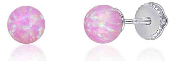 JVD Stříbrné náušnice pecky se syntetickými opály SVLE0784XF6O400 + 2 měsíce na vrácení zboží