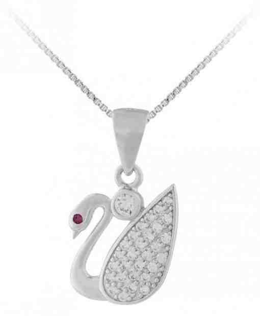 JVD Stříbrný přívěsek Labuť SVLP0503XF3BI00 + 2 měsíce na vrácení zboží