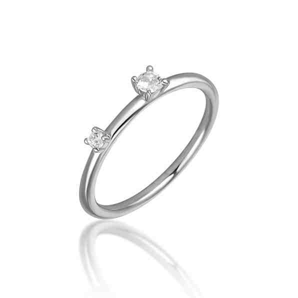 JVD Stříbrný prsten se zirkony SVLR0210XH2BI 60 mm + 2 měsíce na vrácení zboží