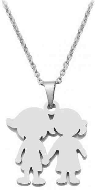 JVD Designový stříbrný přívěsek Děti SVLP0561XH20000 + 2 měsíce na vrácení zboží