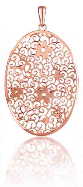 JVD Designový pozlacený přívěsek SVLPG205983 + 2 měsíce na vrácení zboží