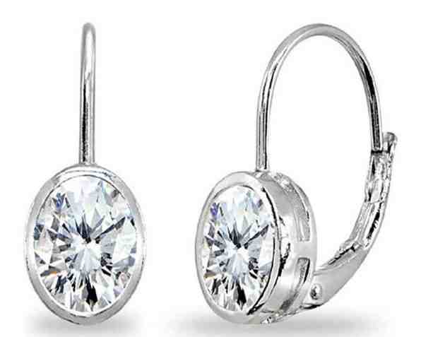 JVD Jemné stříbrné náušnice se zirkony SVLE0843XH2BI00 + 2 měsíce na vrácení zboží