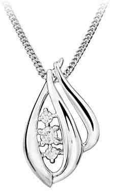 JVD Stříbrný přívěsek se zirkony SVLP0277SH8BI00 + 2 měsíce na vrácení zboží