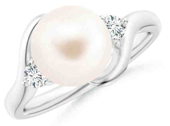 JVD Něžný stříbrný prsten s pravou perlou SVLR0302XH2P1 56 mm + 2 měsíce na vrácení zboží