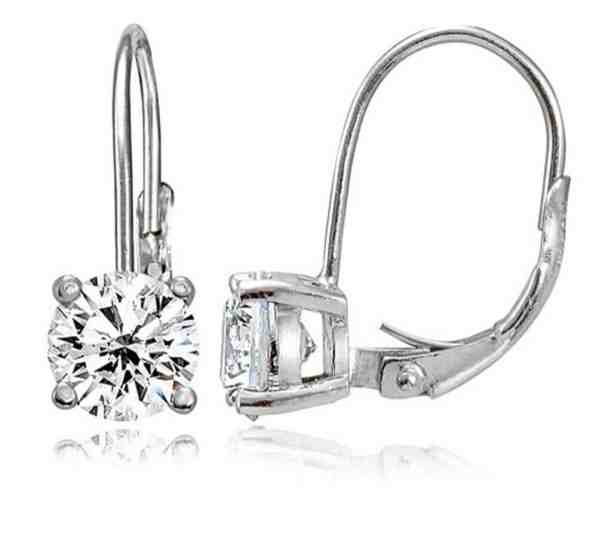 JVD Něžné stříbrné náušnice s čirými zirkony SVLE0620XH2BI00 + 2 měsíce na vrácení zboží