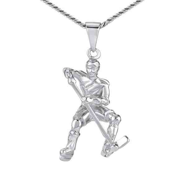 Silvego Stříbrný přívěsek Hokejista JJJ1985 + 2 měsíce na vrácení zboží
