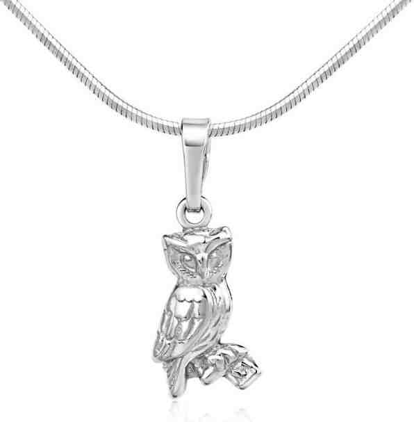 Silvego Stříbrný přívěsek Sova SILVEGOB10665ZT + 2 měsíce na vrácení zboží