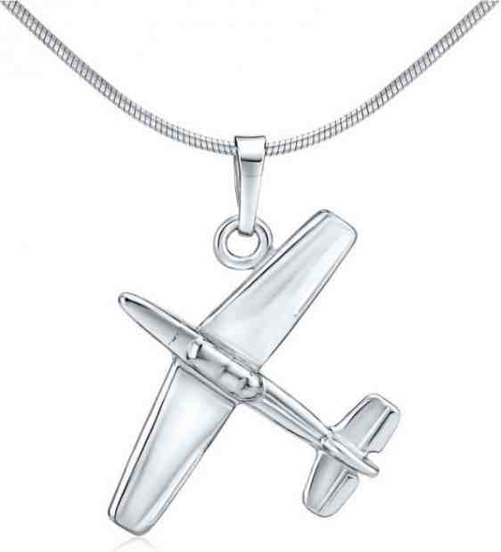 Silvego Stříbrný přívěsek Letadlo SILVEGOB10690ZT + 2 měsíce na vrácení zboží