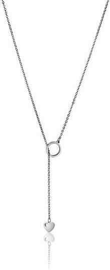 Emily Westwood Elegantní ocelový náhrdelník se srdíčkem WN1020S + 2 měsíce na vrácení zboží