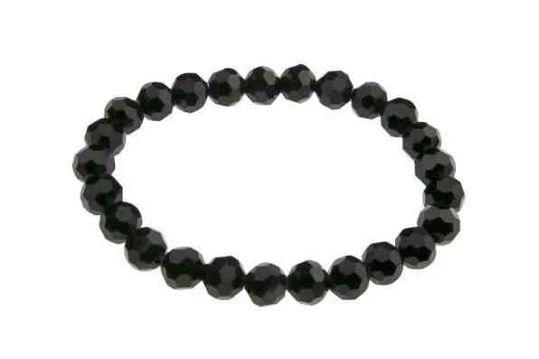 Victoria Walls Černý korálkový náramek z oceli VB1067 + 2 měsíce na vrácení zboží