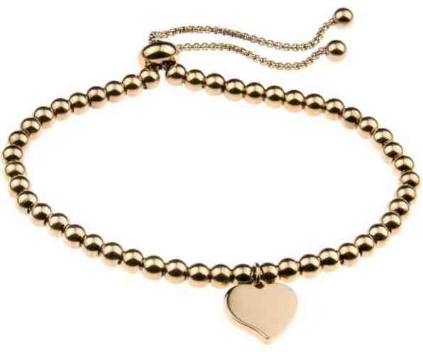 Victoria Walls Pozlacený ocelový náramek se srdíčkem VB1073G + 2 měsíce na vrácení zboží