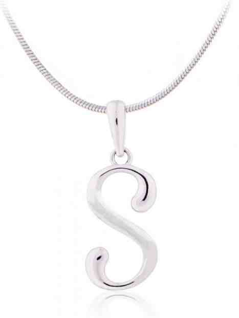 JVD Stříbrný přívěsek "S" SVLP0364XH2000S + 2 měsíce na vrácení zboží