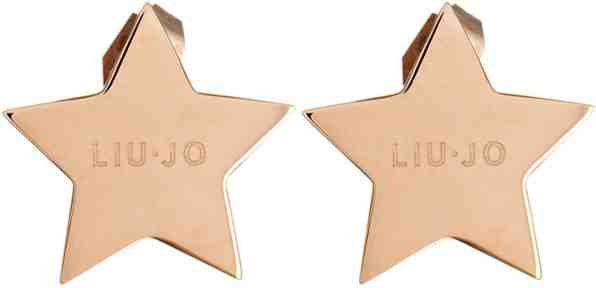 Liu.Jo Růžově zlacené ocelové náušnice LJ1219 - SLEVA + 2 měsíce na vrácení zboží