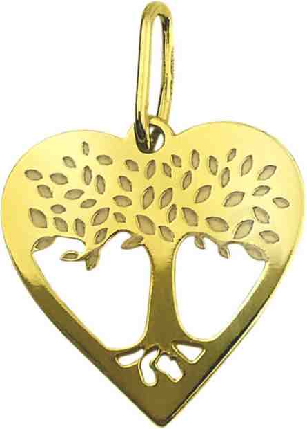 Brilio Krásný zlatý přívěsek Srdce a strom života PA7002 + 2 měsíce na vrácení zboží
