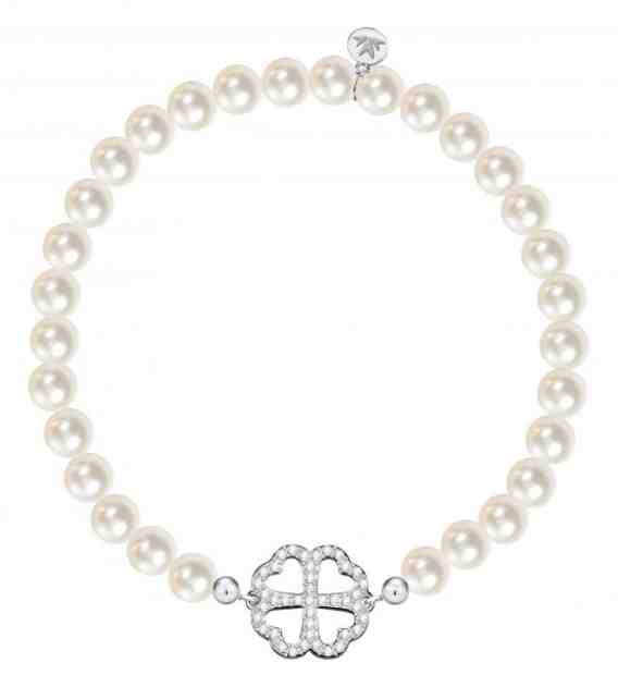 Morellato Náramek z pravých perel Čtyřlístek Gioia SAER43 + 2 měsíce na vrácení zboží