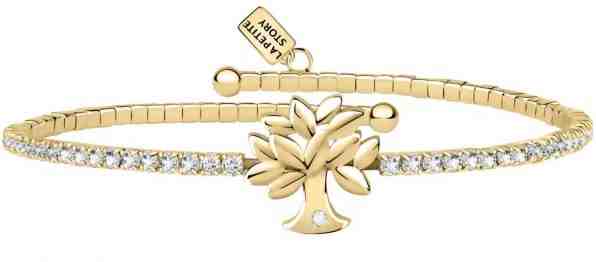 La Petite Story Pozlacený náramek s krystaly a stromem života Family LPS05ASF21 + 2 měsíce na vrácení zboží