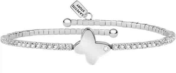 La Petite Story Jemný náramek s krystaly a motýlkem LPS05ASE05 + 2 měsíce na vrácení zboží