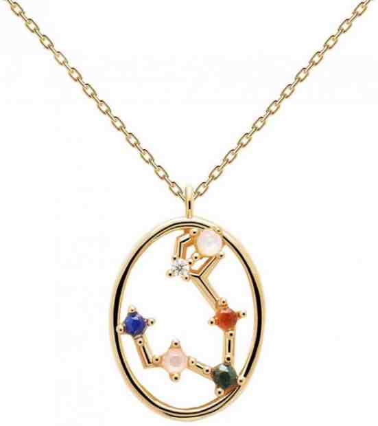 PDPAOLA Originální pozlacený náhrdelník Ryby PISCES CO01-343-U (řetízek, přívěsek) + 2 měsíce na vrácení zboží