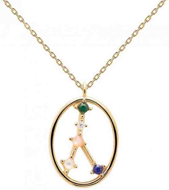 PDPAOLA Originální pozlacený náhrdelník Rak CANCER CO01-347-U (řetízek, přívěsek) + 2 měsíce na vrácení zboží