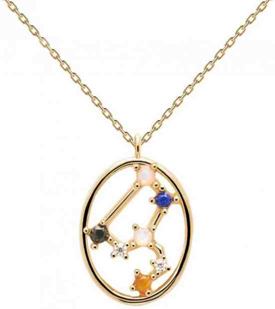 PDPAOLA Originální pozlacený náhrdelník Lev LEO CO01-348-U (řetízek, přívěsek) + 2 měsíce na vrácení zboží