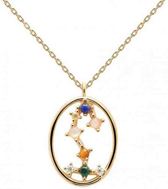 PDPAOLA Originální pozlacený náhrdelník Štír SCORPIO CO01-351-U (řetízek, přívěsek) + 2 měsíce na vrácení zboží