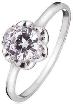 JVD Stříbrný prsten s čirým zirkonem SVLR0015SD5BI 49 mm + 2 měsíce na vrácení zboží