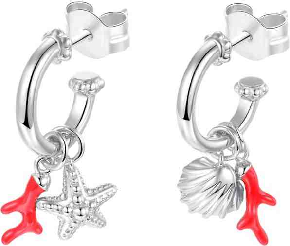 Rosato Stříbrné půlkruhové náušnice Storie RZO033R + 2 měsíce na vrácení zboží