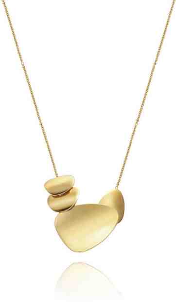 Viceroy Pozlacený náhrdelník s designovou ozdobou Air 15008C09012 + 2 měsíce na vrácení zboží